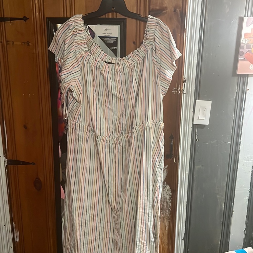 Off the shoulder dress